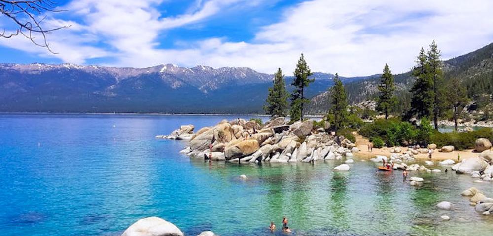 CA Lake Tahoe shoreline