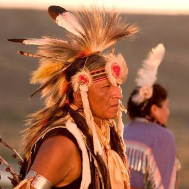 Powwow dancer South Dakota