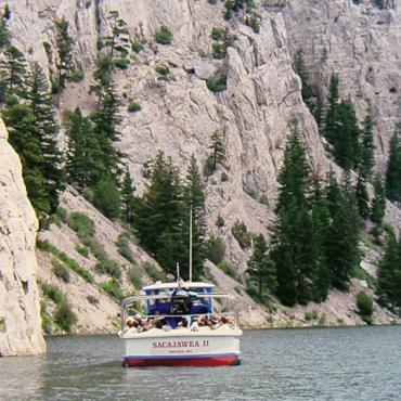 Gates of the Mtns with boat MT