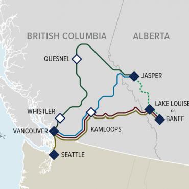 All Route Map Photo Credit Rocky Mountaineer