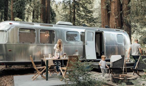 Family and Airstream