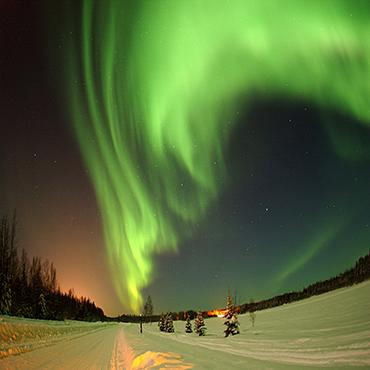 Northern Lights near Anchorage, Alaska