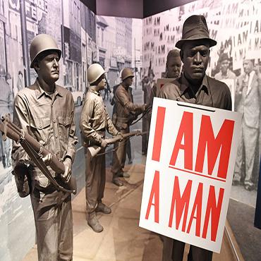 I am a man, National Civil Rights Museum, Memphis