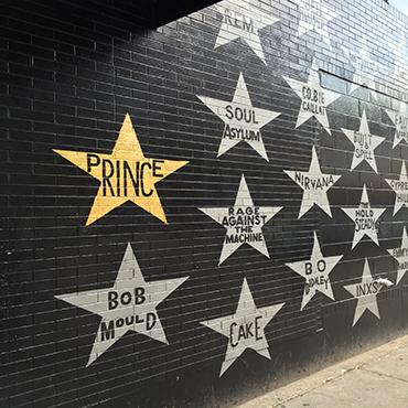 Prince Star Wall at First Ave Photo Courtesy of Meet Minneapolis 