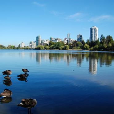 Lost lagoon at Stanley Park