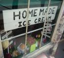 Ice cream shop window