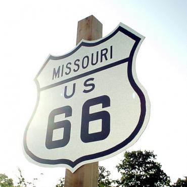 Missouri Route 66 sign