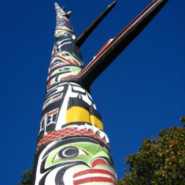 Victoria BC Totem Pole